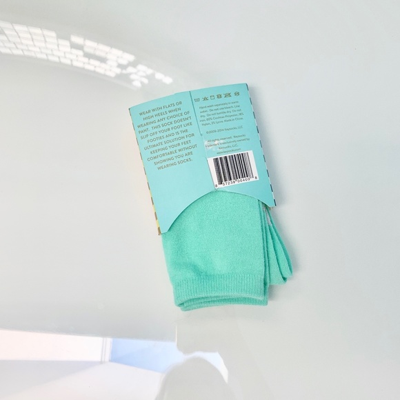 Keysocks Knee High No Show Socks NWT - Picture 3 of 3